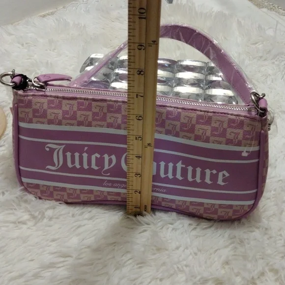 Juicy Couture Violet Tulle Shoulder Bag ✨ 🆕 - Picture 11 of 12